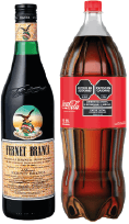 Fernet Branca Por 750cc con Coca Cola Por 2.25L