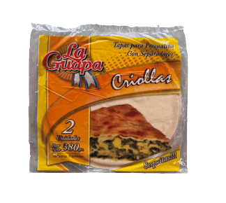 Tapa pascualina La Guapa 380g
